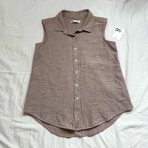 SO Taupe Sleeveless - 100% Cotton